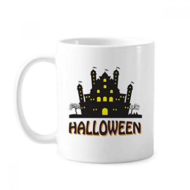 Imagem de Caneca de Halloween The Brightly Lit Castle Cerâmica Café Porcelana Utensílios de Mesa