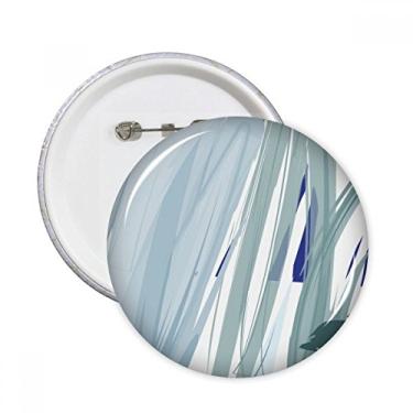 Imagem de Decoração de acessórios de decoração com estampa de plantas abstratas suaves alfinetes redondos, emblema, 5 peças