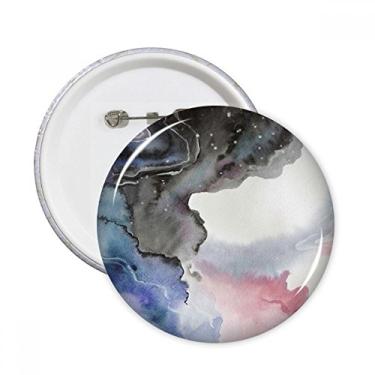 Imagem de Aquarela abstrata sombreamento pinos redondos crachá botão emblema acessório decoração 5 peças