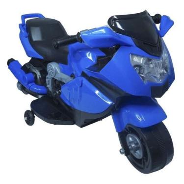 Mini Moto Infantil Elétrica 3 Rodas com Pedal Triciclo Passeio Movido a  Bateria 6V Recarregável Até 20 kg Bivolt Motoca Scooter Motocicleta Som e  luzes Azul Dia das Crianças - Baby Style