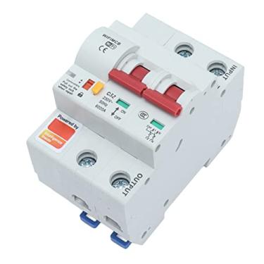 Imagem de Disjuntor wi-fi, proteção contra sobrecorrente bluetooth 2 p app interruptor de controle remoto seguro com escudo retardador de chama para fotovoltaico solar para fonte de(32A)