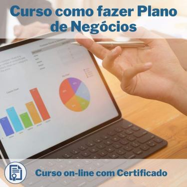 Imagem de Curso Online em videoaula de como fazer Plano de Negócios com Certificado + 2 brindes