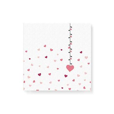 Imagem de Arte Maníacos Quadro Decorativo em Tela Canvas Coração Mobile - 30x30cm