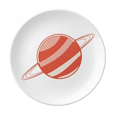 Imagem de Universo Alienígena Monstro Saturno Prato Decorativo de Porcelana Salver Prato de Jantar