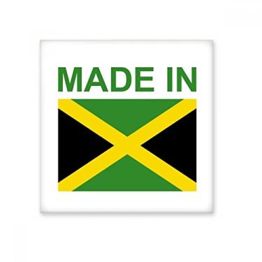 Imagem de Feito na Jamaica Country, Azulejo de cerâmica brilhante, decalque de pedra adornada de tijolos esmaltados