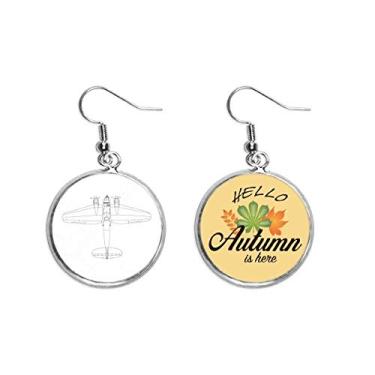 Imagem de Aircraft Line Weapon Art Deco Presente Fashion Orelha Pendente Outono Brinco Joias