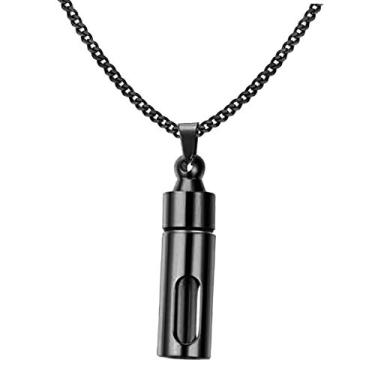 Imagem de kowaku Colar com pingente de urna de tubo aberto de 48 mm para