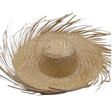 Imagem de Chapéu De Palha Desfiado Adulto Festa Junina E Julina Sao Joao Caipira Arraial Masculino country