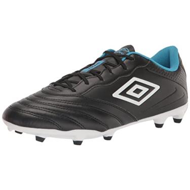 Imagem de Umbro Chuteira de futebol masculina Tocco 3 Club Fg, Preto/branco/azul, 40