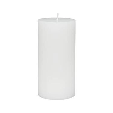 Imagem de Zest Candle Velas de pilar, 7,6 x 15,2 cm, Citronela branca