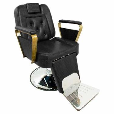 Cadeira de Barbeiro Reclinável Linea com Pé Taça e Braço Cromado - em  Promoção é no Buscapé