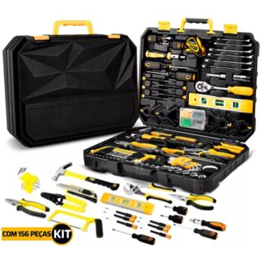 Imagem de Kit Ferramenta com 150 Peças Soquete jogo de Ferramentas