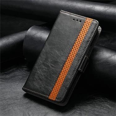 Imagem de Flip Wallet Estojo Magnético Para Xiaomi Para Mi Poco F4 X3 F3 GT M3 12 11 10T CC9 Nota 10 Pro Lite CC9E Couro Titular do Cartão Telefone Capa, Preto, Para Xiaomi 10T Lite