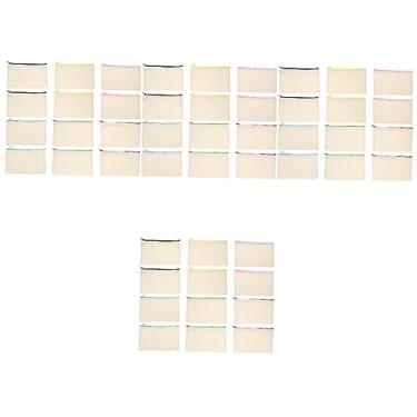 Imagem de Amosfun 48 Pçs Com Bolsas De Artesanato Bolsas De Maquiagem Com Zíper Estojo Bolsa De Lona DIY Cosmética Feminina Em Branco Cosméticos De Pessoal Bolsa De Lápis De Viagem Multiuso