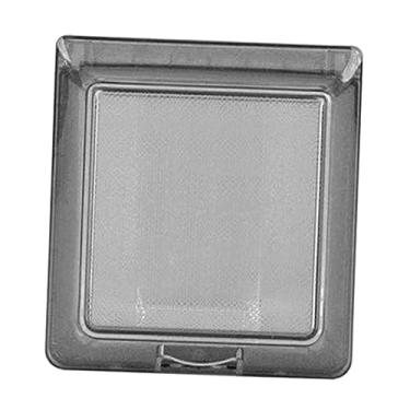 Imagem de WeiLaiKeQi Tampa do interruptor Tampa do interruptor de parede à prova d'água Caixa de tomada elétrica Painel Tampa de tomada Caixa de interruptor para oficina, preto claro