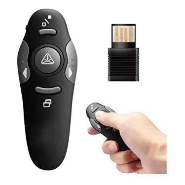 Imagem de Apresentador Controle Caneta Passador de Slides Laser Vermelho Apontador Multimídia Avançador De Slides Palestra Congresso Aulas Power Point, LINHA PREMIUM Globi Imports