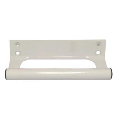 Imagem de Puxador Aluminio Buzio Porta Portao 145mm Correr Abrir Branco G