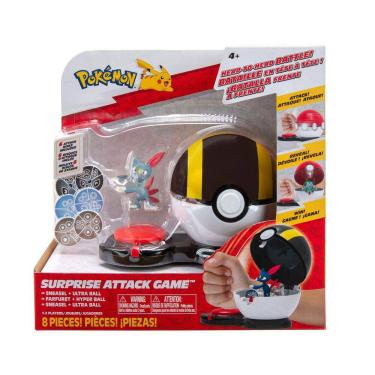 Imagem de Pokémon - Figura e Pokébola Ataque Surpresa - Sneasel e Ultra Ball - Sunny