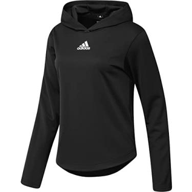 Imagem de adidas Stadium Heat.Rdy Moletom feminino manga longa GG preto/branco