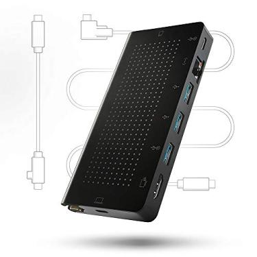 Imagem de Twelve South StayGo | Hub USB-C para MacBooks, laptops e iPad Pro tipo C com cabo de mesa de 1 metro incluído + cabo de viagem para casa, escritório e viagens