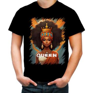 Imagem de Camiseta Colorida Rainha Africana Queen Afric 5 - Kasubeck Store
