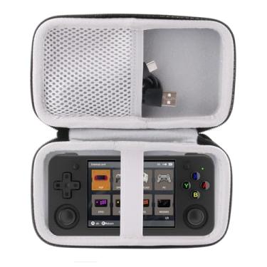 Imagem de WERJIA Hard Carrying Case for RG35XX H /RG351MP/RG350M/ RG350P Handheld Retro Game Storage Suitcase (black)