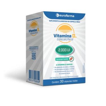 Imagem de VITAMINA D 2.000 UI 30 CAP