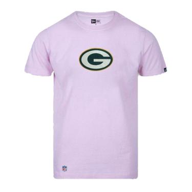 Imagem de Camiseta New Era Regular Green Bay Packers Have Fun Phrase Masculino - Rosa