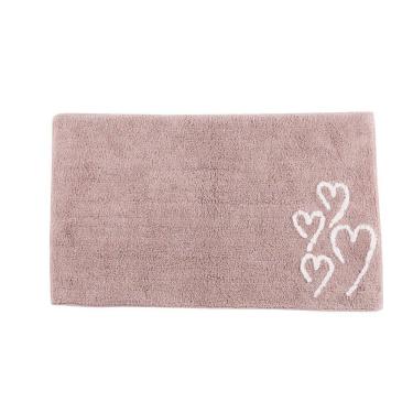 Imagem de Tapete De Quarto Kids Infantil Bebê Algodão Retangular Vizapi Love 120x160Cm Marrom Castor Branco