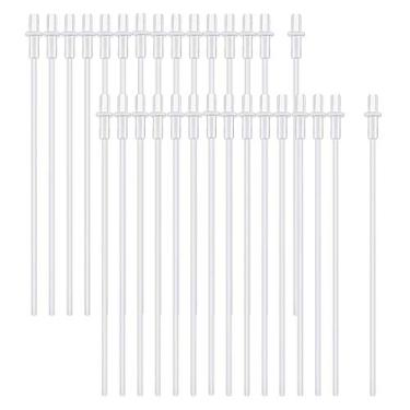 Imagem de Weewooday 30 hastes descartáveis de inseminação artificial tubo de cateter flexível para reprodução de ovelhas descartáveis para a maioria dos cães, cabras, ovelhas, animais, testes de raça