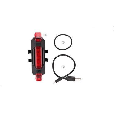 Imagem de Lanterna Traseira Bicicleta Usb-Unissex