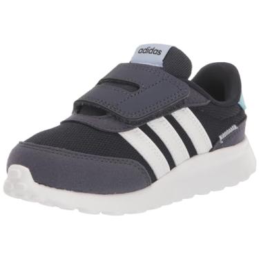Imagem de adidas Tênis infantil unissex Run 70s, Tinta/branco/azul marinho sombreado, 3 Little Kid