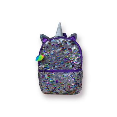 Imagem de Mochila Feminina Infantil Unicornio Paete Clio CG3099-Feminino