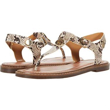 Imagem de Tommy Hilfiger Sandália lisa feminina Bennia, Bege multi, 6