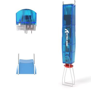 Imagem de ATTACK SHARK Extrator de interruptor KS01 2 em 1 para teclado mecânico, extrator de aço inoxidável 304, ferramenta faça você mesmo, remova facilmente o teclado de substituição para jogos (azul