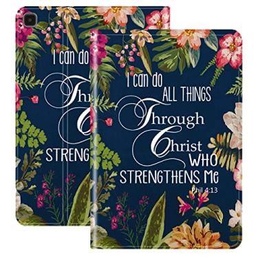 Imagem de Capa para Samsung Galaxy Tab A7 Lite 8,7 polegadas 2021, capa inteligente ultra fina e leve de hibernar/despertar automática para tablet Samsung Galaxy Tab A7 Lite (SM-T220/T225/T227), versículo