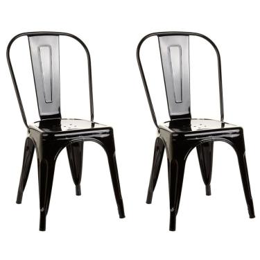 Imagem de Kit 2 Cadeiras Tolix Iron Reforçada Industrial Sala Cozinha Jantar