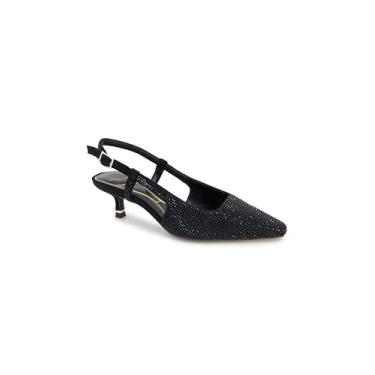 Imagem de Kenneth Cole New York Sapato feminino Martha Crystals, Micro preto/preto, 36