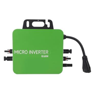 Imagem de Micro Inversor de Liga de Alumínio Grid Tie Inversor de Energia Solar IP67 à Prova de água DC para AC 600W