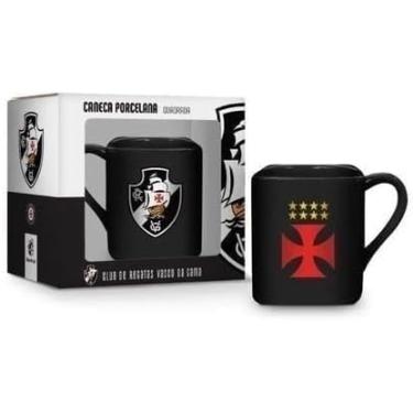 Imagem de Caneca de Porcelana Quadrada Vasco da Gama - 220ml
