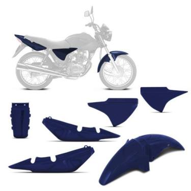 Imagem de Kit Carenagem Moto Honda Paralama Titan 150 2004 2005 2006 2007 2008 -