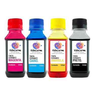 Imagem de Kit 4 Tinta Compatível Canon MG2910 MG3010 PG-145 CL-146 de 100ml - Va