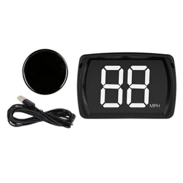 Imagem de JicSuXi Genérico HUD Head Up Display Velocímetro Medidor de Velocidade MPH Acessório Automotivo Universal para Scooter, SUV, Carro, Ônibus, Caminhão, Branco