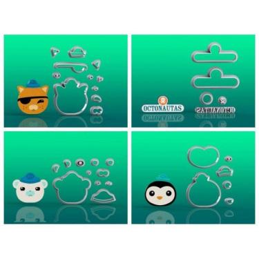 Imagem de Cortador Kit Octonautas 4 Modelos Tamanho 5cm