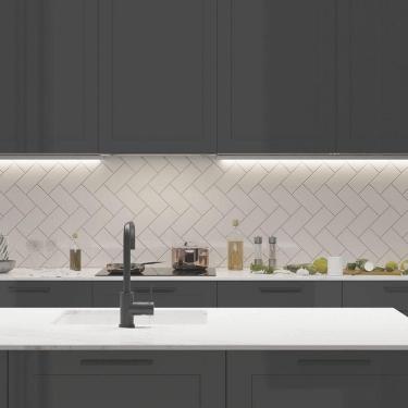 Imagem de Perfil De Sobrepor Taschibra Para Fita De Led Apex 24 Com 2 Metros Preto