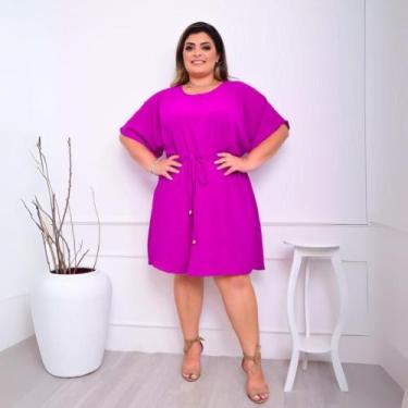 Imagem de Vestido Feminino Plus Size Moda Tendência Qualidade Premium - Jasmine,