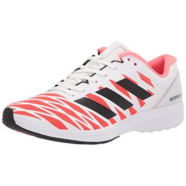 Imagem de adidas Tênis de corrida masculino Adizero Rc 3 Trail, Branco/Preto/Vermelho Solar., 13