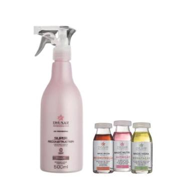 Imagem de Queratina 500Ml + Cronograma 3 Ampolas Dyusar - Dyusar Cosmeticos