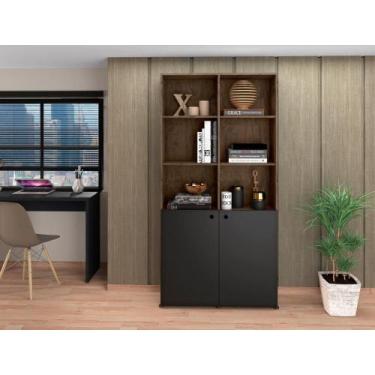 Imagem de Estante para Livros 2 Portas Office Castani Hungria Bela Casa - Bela C