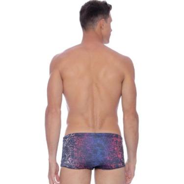 Imagem de Sunga Speedo Tradicional France - Masculino, M, Azul, Vermelho